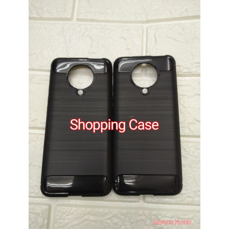 XIAOMI POCO F2 PRO CASE SLIM FIT CARBON SOFTCASE FIBER MULTI IPAKY CARBON