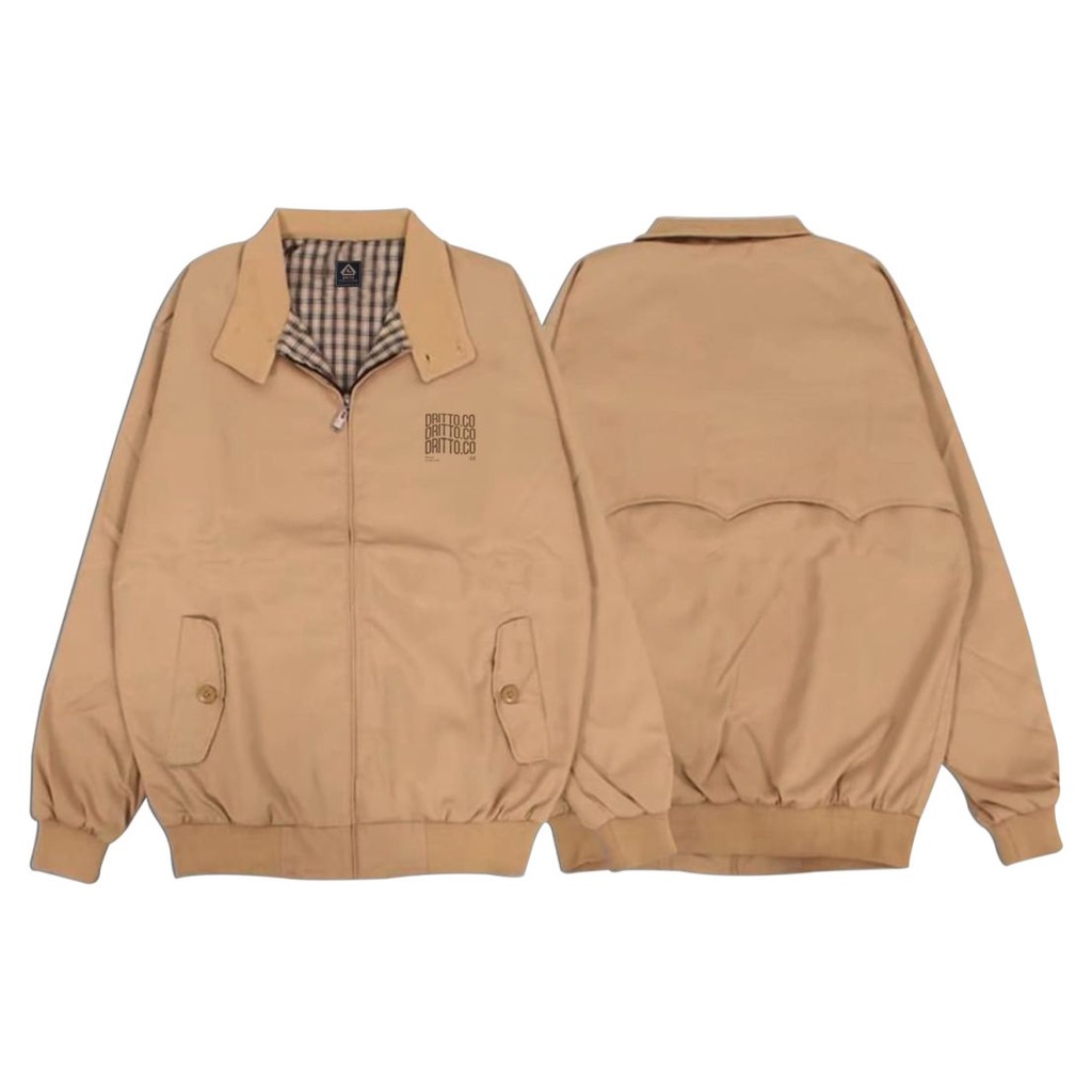 Jaket  Dritto - Harrington Jaket (Omicron) - Brown