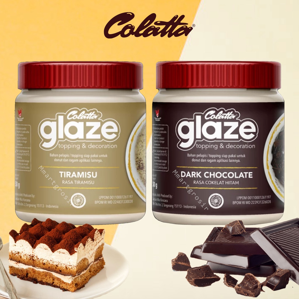 COLATTA GLAZE / Topping &amp; Decoration / Selai Donat  / 250g
