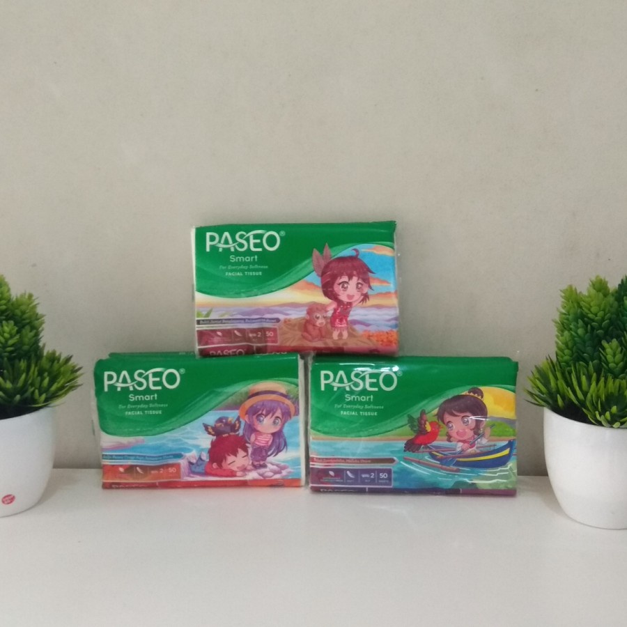 TISSUE PASEO NICE JOLLY MONTISS/ TISU MURAH 2 PLY