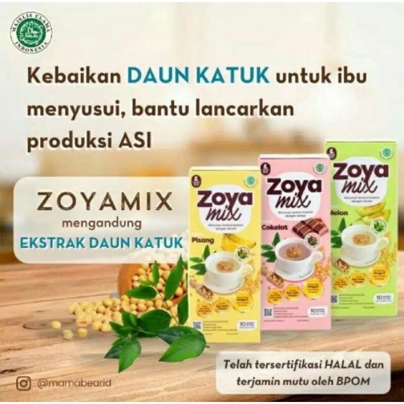 MamaBear Zoya Mix - Sereal Kedelai Demgan Daun Katuk Pelancar ASI (Booster ASI)