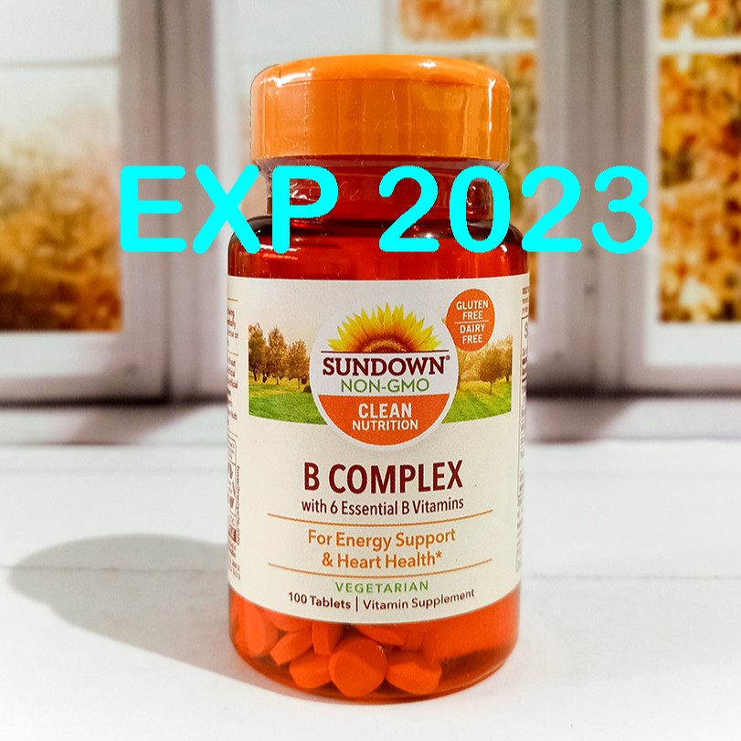 Jual Sundown Naturals Vitamin B-Complex Isi 100 Tablets B Compleks ...