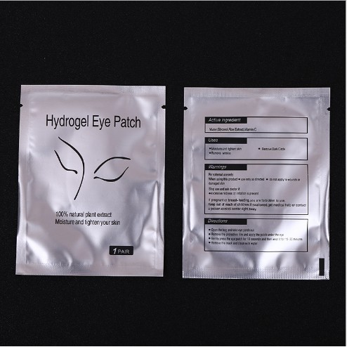 (PER PAK=50 PASANG) Eyepatch Eyelash Extension Eyepad Hydrogel Eye Patch Pad Gel