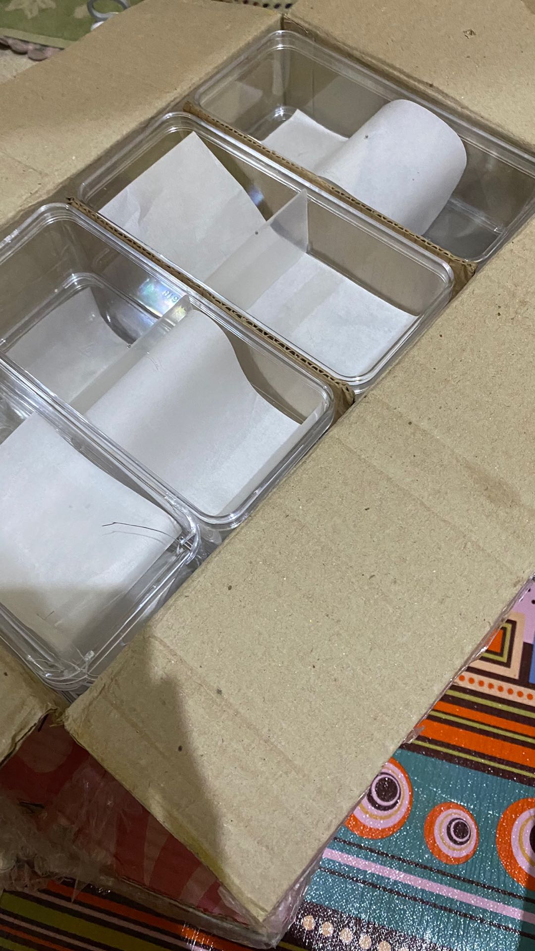 Toples Nuai Persegi Panjang Sekat 3 Nuai Sn 738 (500gr)