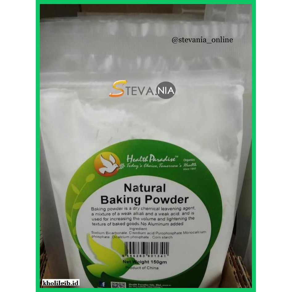 

Redwop-Gnikab- Health Paradise Baking Powder -Hallall.