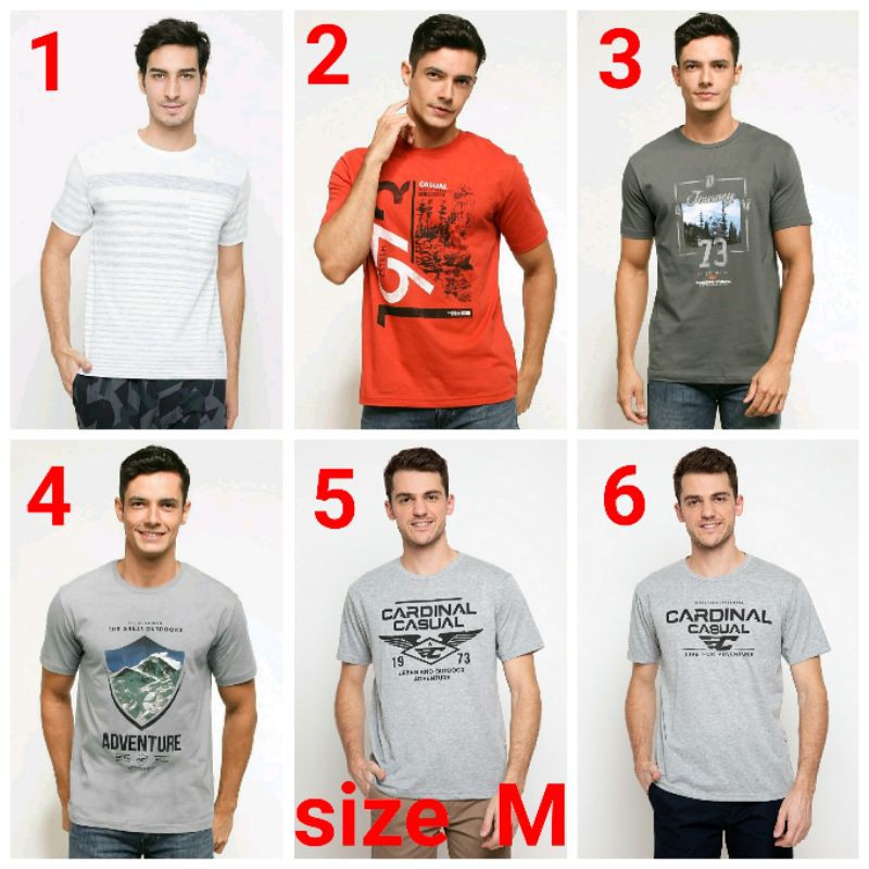 Kaos pria Cardinal original