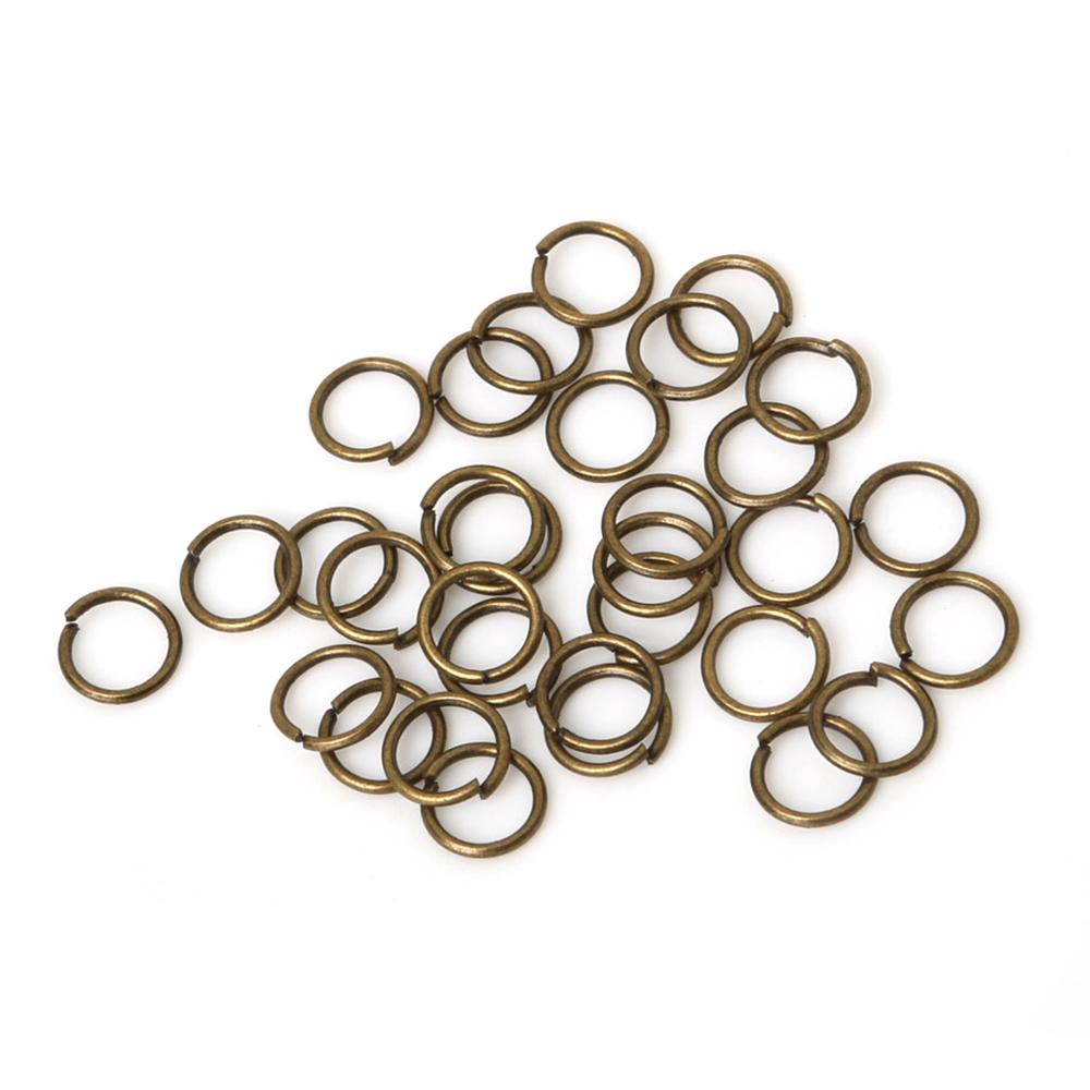 Konektor Jump Ring Split Silver Ukuran 3 4 5 6 7 8 10mm Untuk Membuat Perhiasan Diy