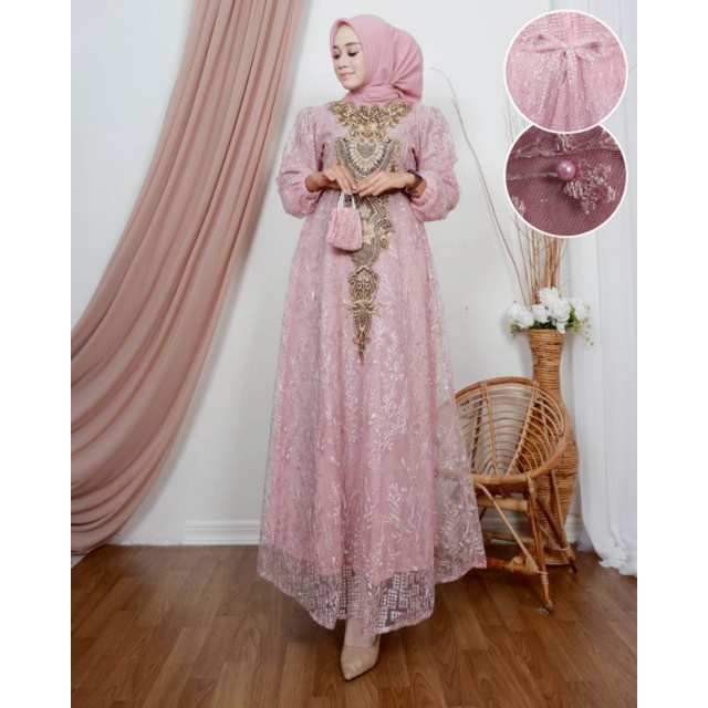 GAMIS NAJWA TILLE GAMIS MODERN GAMIS KEKINIAN GAMIS PESTA TERBARU BY BA