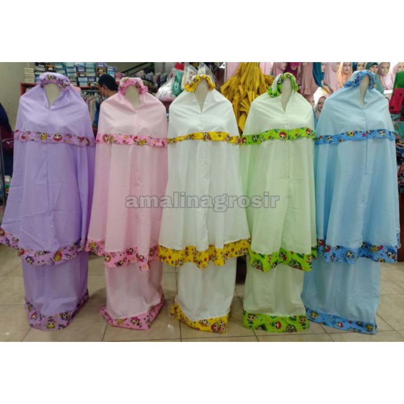 mukena anak katun 2021