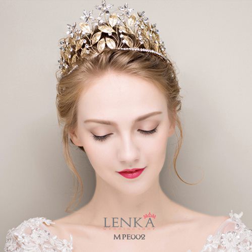 [SIAP KIRIM] MAHKOTA AKSESORIS RAMBUT PENGANTIN WANITA WEDDING HIJAB MPE002