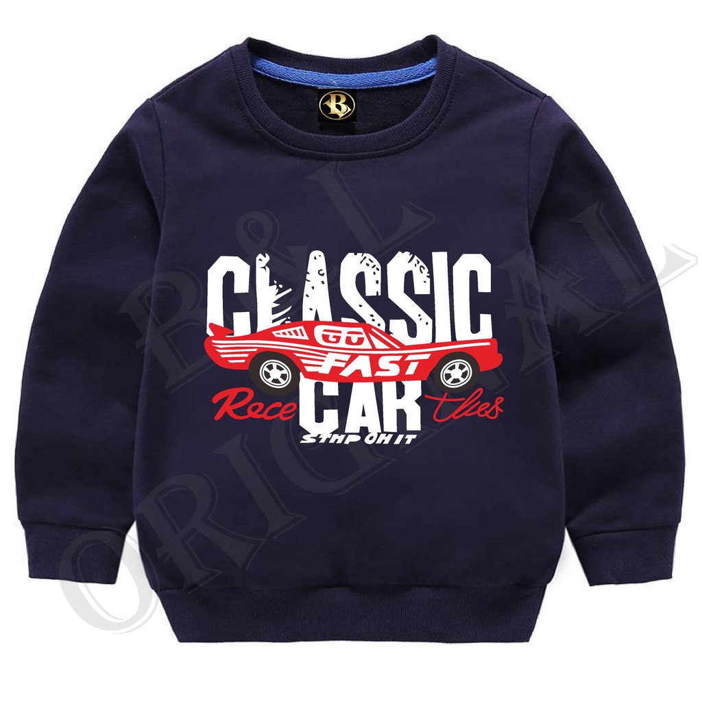 BS//COD//BAJU ANAK CLASSIC CAR//ATASAN KAOS TANGAN PANJANG//REAL PICTURE GQ