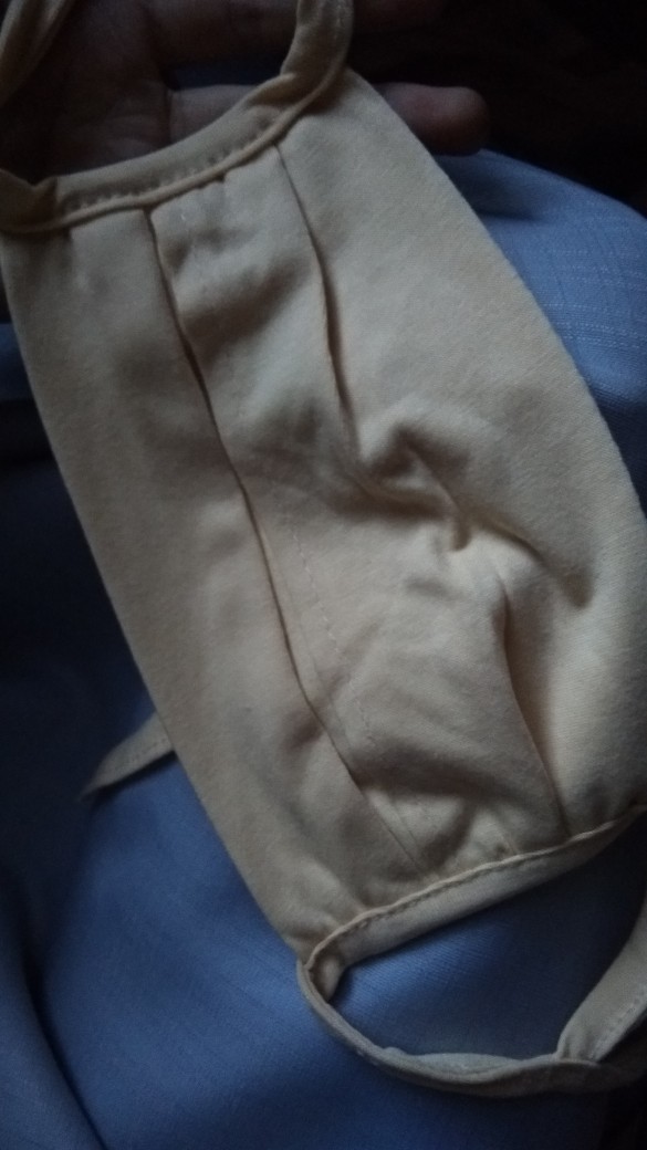 Masker Kain Kaos Nyaman, 2 Lapis Bisa Selip Tissue