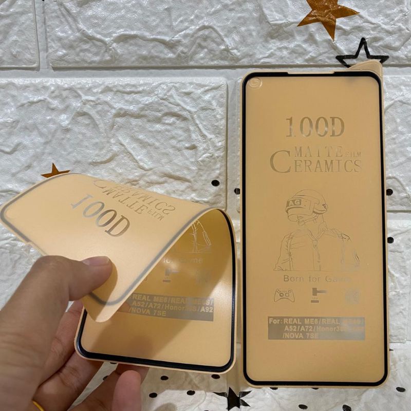 OPPO A92 , A52 ANTI GORES CERAMIC MATE