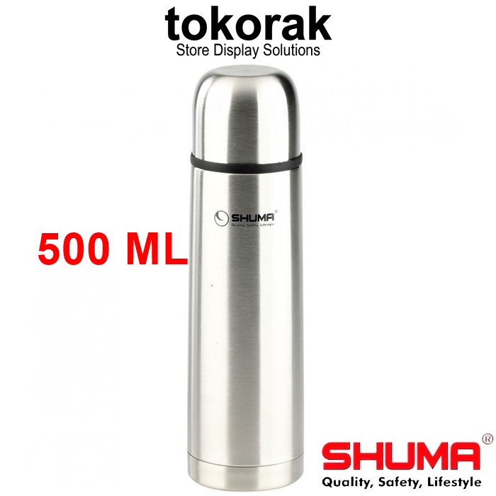 TERMOS AIR PANAS 500 ML STAINLESS - VACUUM BOTTLE SHUMA - BOTOL MINUM