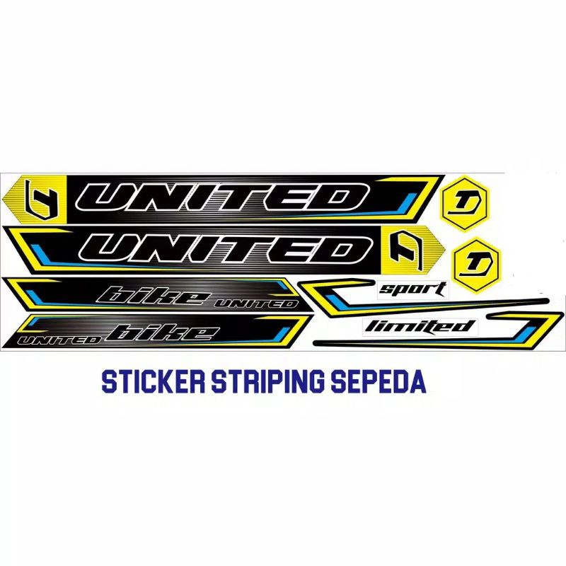 

stiker decal united