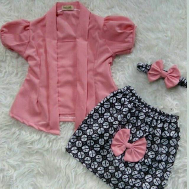 Kebaya Anak Kutu Baru Anak Setelan Kebaya Batik Anak Baju Anak Kebaya Modern Baju Batik Modern