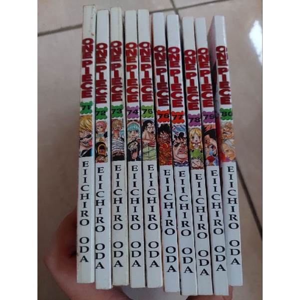 Komik One Piece set vol 41-70 kolpri mulus ori