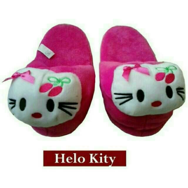 SANDAL Wanita untuk DEWASA dan ANAK KAMAR HELLO KITTY / SANDAL BONEKA