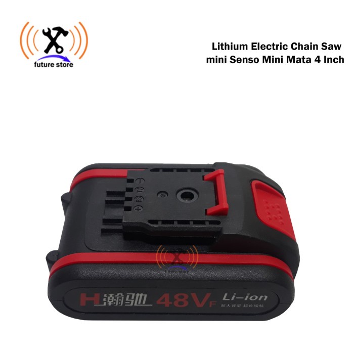 Lithium Gergaji Mesin Listrik Mini Electric Chainsaw Senso Mini Dc48V Ckr