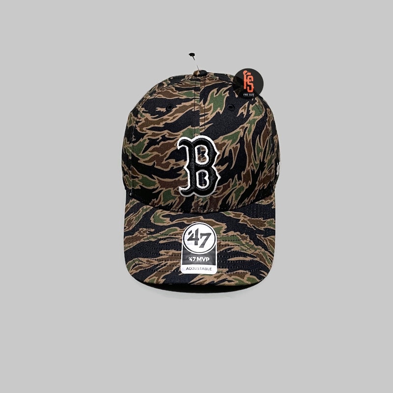 TOPI ORIGINAL 47 MVP BOSTON RED SOX SNAP TIGER CAMO