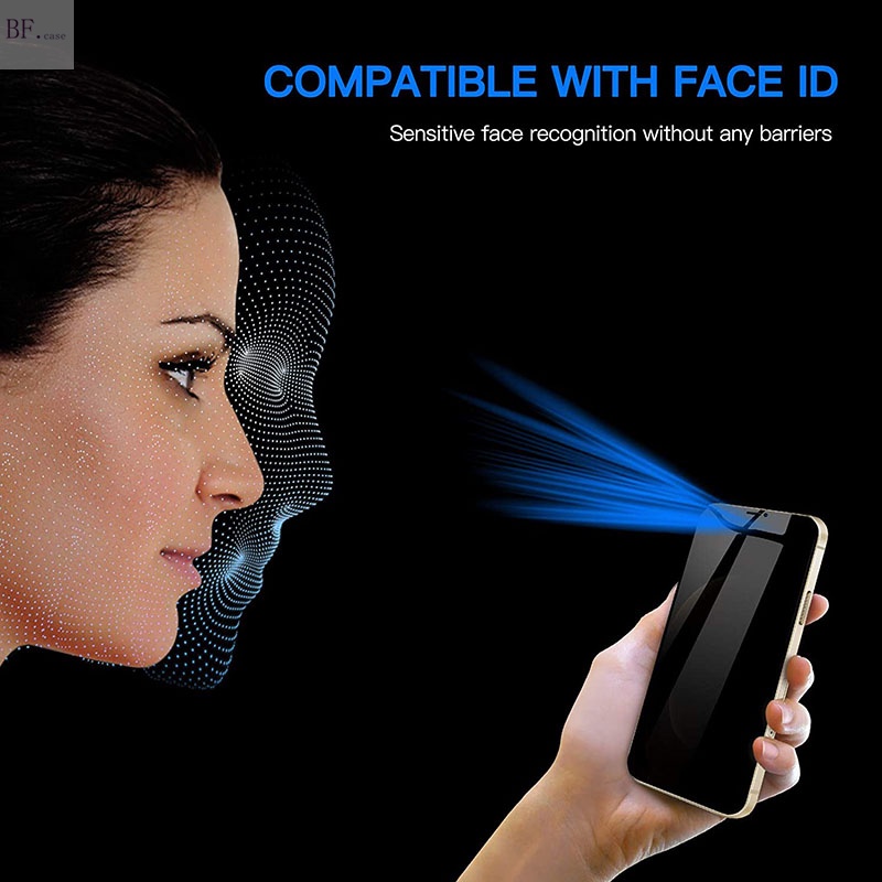 Stiker Kaca Pelindung Privasi Anti Pengintipan Model Transparan Untuk IPhone 13 12 11 Pro Max 8 SE2 XR XS I11