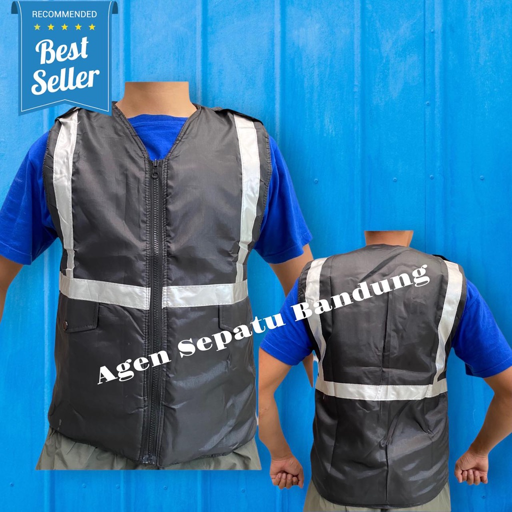 SAFETY VEST l ROMPI PARASUT PROYEK TOURING PARKIR LAPANGAN GOJEK GRAB