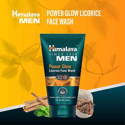 Himalaya Men Power Glow Licorice Face Wash 50ML &amp; 100ML