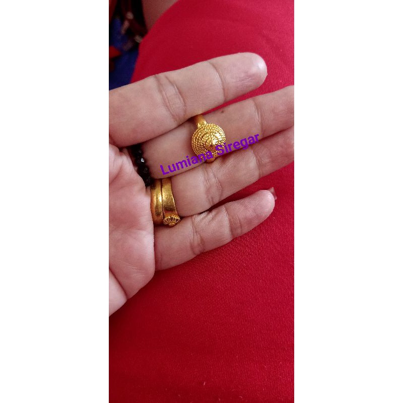 Cincin Mas LM London 5 gr Mas London 24k 99,9% Lumiana Siregar Emas Toba