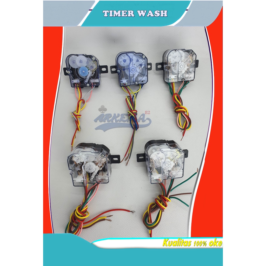 TIMER WASHING PEMUTARAN MESIN CUCI UNIVERSAL |  MENCUCI WASH PEMBILAS KABEL 3 , 4 , 5 , 6 , 7 KABEL | TIMER MESIN CUCI MULTI - Arkema