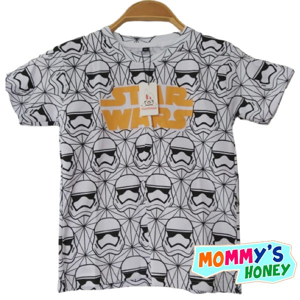 KAOS ANAK BUNNYKIDSBEE KARAKTER STARWARS 6 BULAN - 6 THN