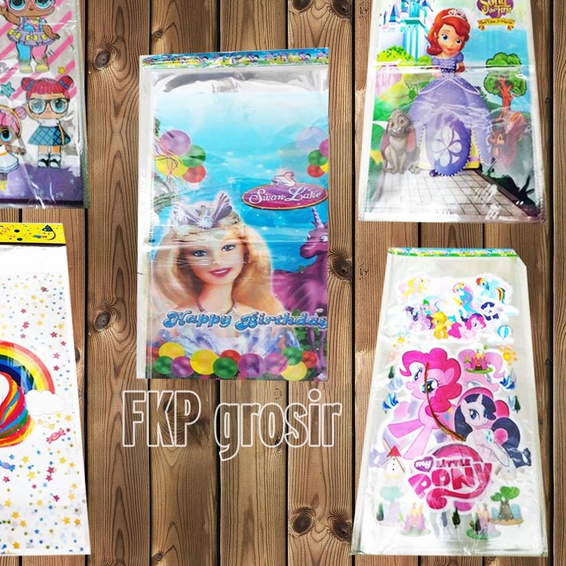

GROSIR Per 100 pcs - PLASTIK SNACK UK. LARGE - KANTONG GOODYBAG KARAKTER - OPP L - OPP LARGE