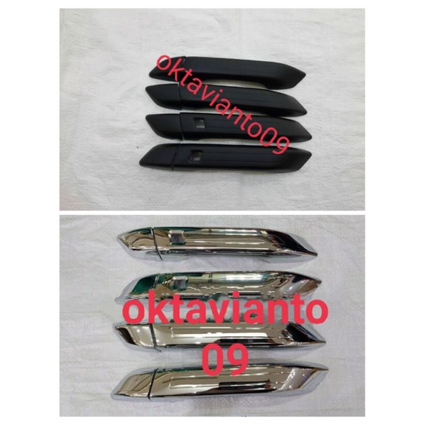 Handle Cover Wuling Almaz Hitam Chrome jsl