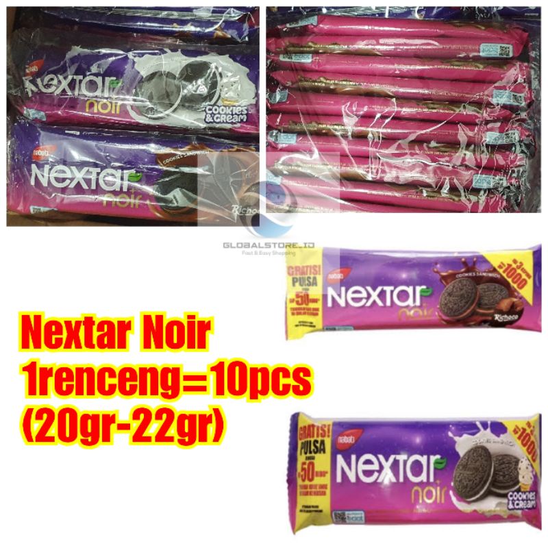 

Nextar noir cookies and cream / cookies and sandwich 10x22gr