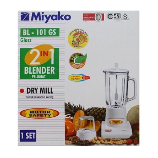 MIYAKO Blender KACA BL 101GS GLASS Blender Miyako