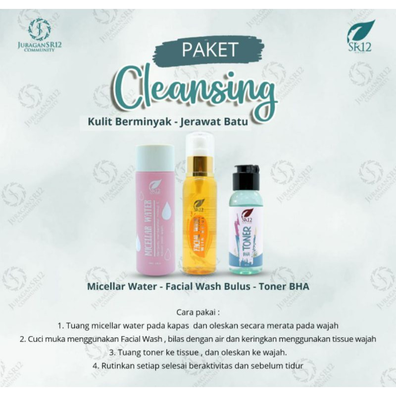 Paket Cleansing | Double Cleansing SR12