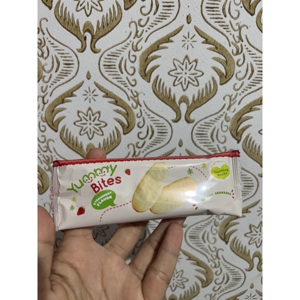 Yummy Bites Rice Crackers Cemilan Bayi ( Jual Pcs an )