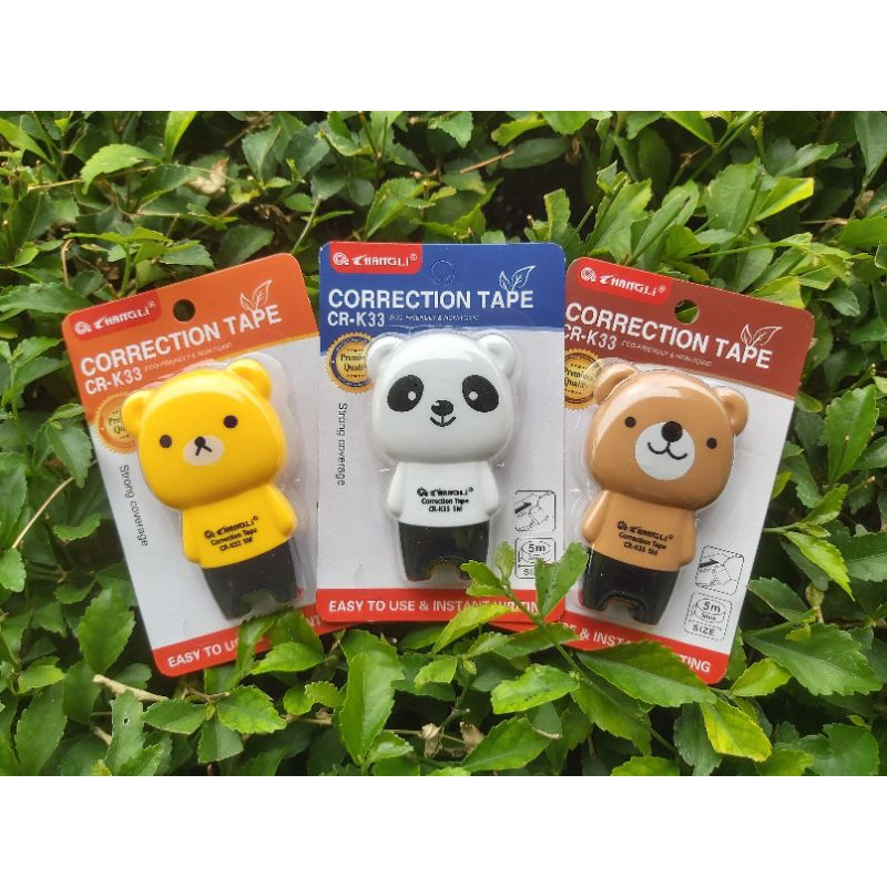 

TIP-EX KERTAS CR-1034 / CORRECTION TAPE PANDA LUCU HEWAN BERUANG TEDDY BEAR