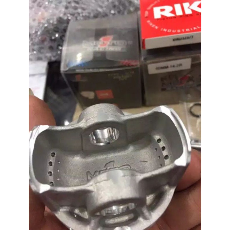 Piston kit 60 mm pin 14 mentahan jupiter mx aerox crf 150  moto 1 racing