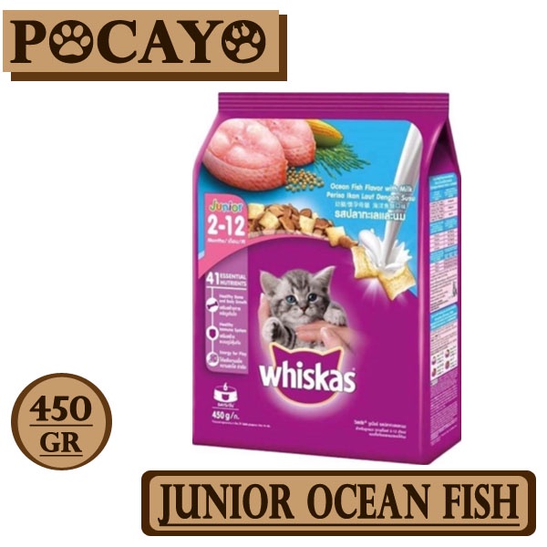 Whiskas Junior Ocean Fish 450gr