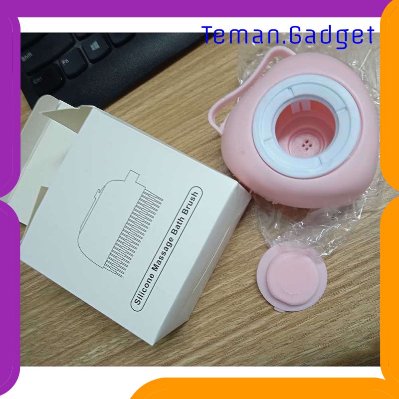 TG-FE342 AIHOGARD SIKAT MANDI BADAN BATH BRUSH SILICONE SOAP CONTAINER - BBM985