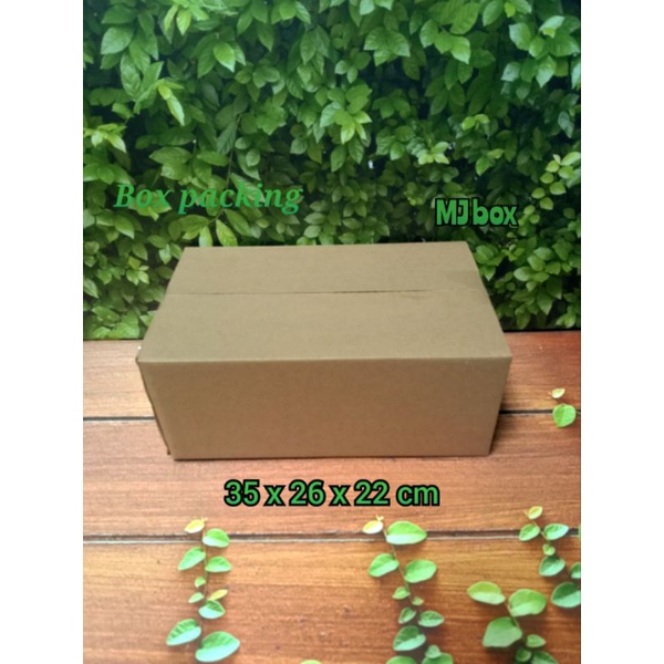 

kardus kotak uk 35 x 26 x 22 cm.. single wall box packing serbaguna