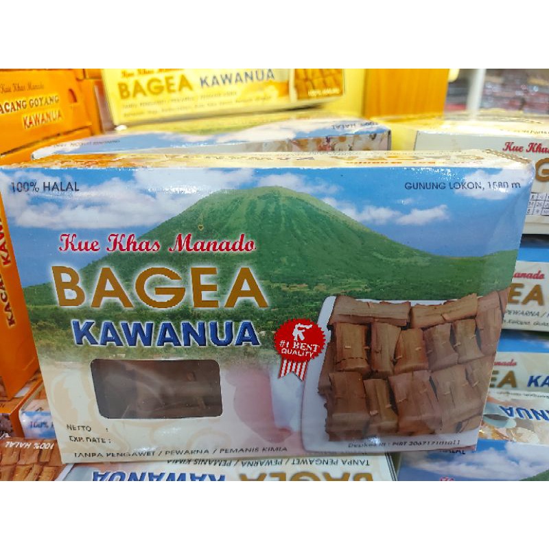 

Kawanua Bagea Manis Kemasan Kotak Ole - Ole / Jajanan / Makanan Cemilan Asli Khas Manado Minahasa