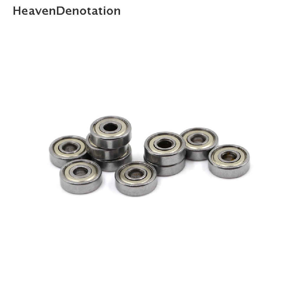 (Heavendenotation) 10pcs 625zz Miniatur Bola Bearing Radial Metrik Bahan Karet + Metal