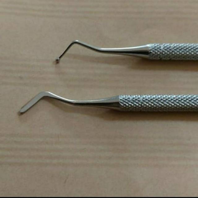 

Plastik Filling Instrument Dental 2 sisi