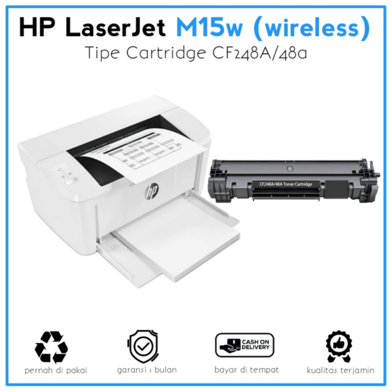 Printer HP LaserJet M15w bekas berkualitas