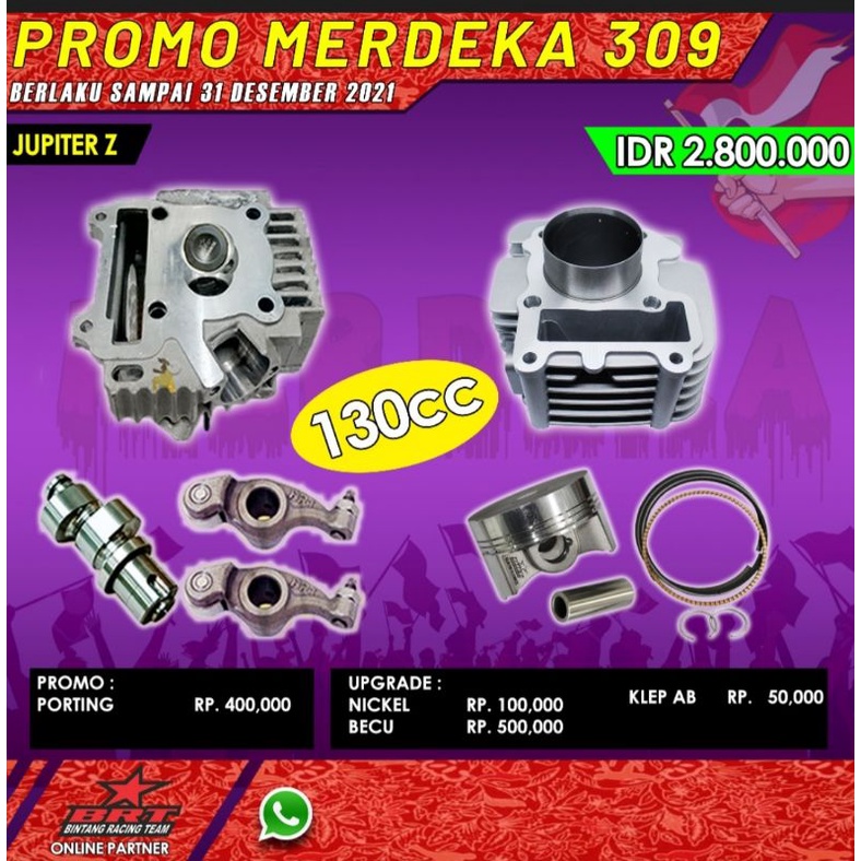 PROMO BRT PAKET ROAD RACE / GTX 2 JUPITER Z BERKUALITAS