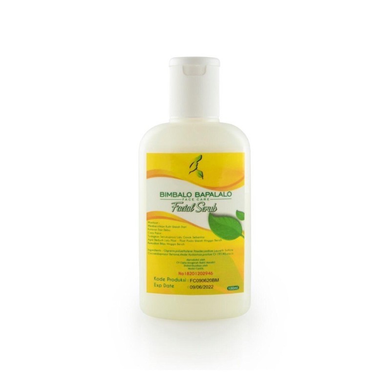 Bimbalo Bapalalo Face Scrub Whitening Reguler