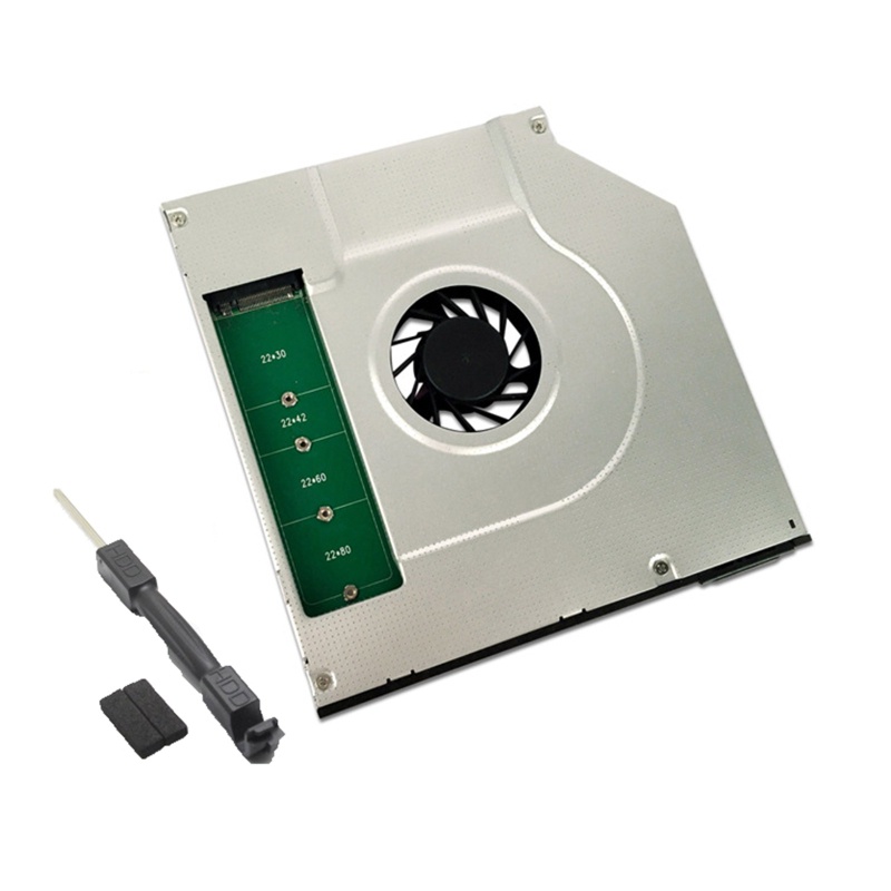 Bt Universal 9.5mm 2.5 ''Ke 2nd HDD SSD Hardisk Caddy Adapter Tray Kit Kandang Driver Optik Bay Untuk Laptop