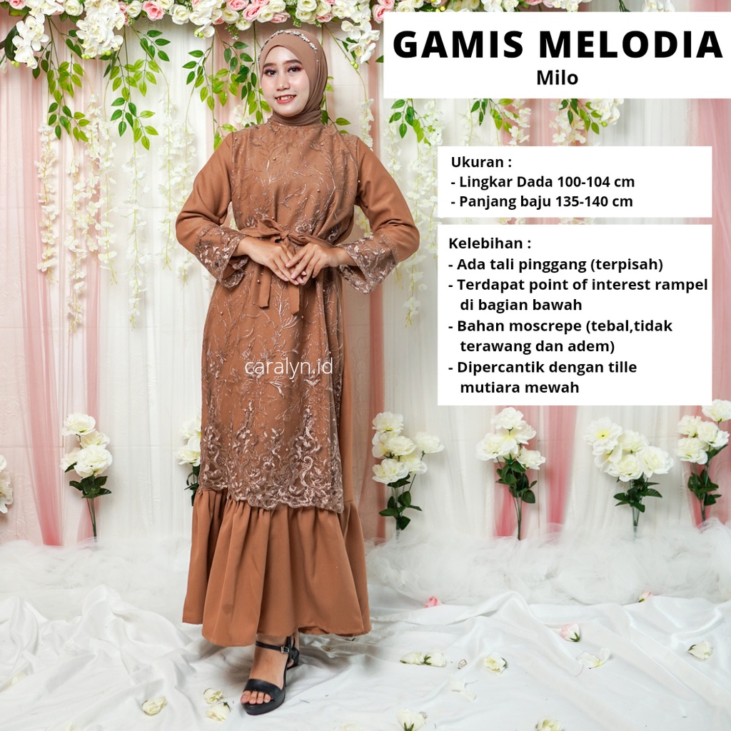 SUPER SALE GAMIS BROKAT TERBARU 2023MEEAH KEKINIAN MELODIA (BISA COD)