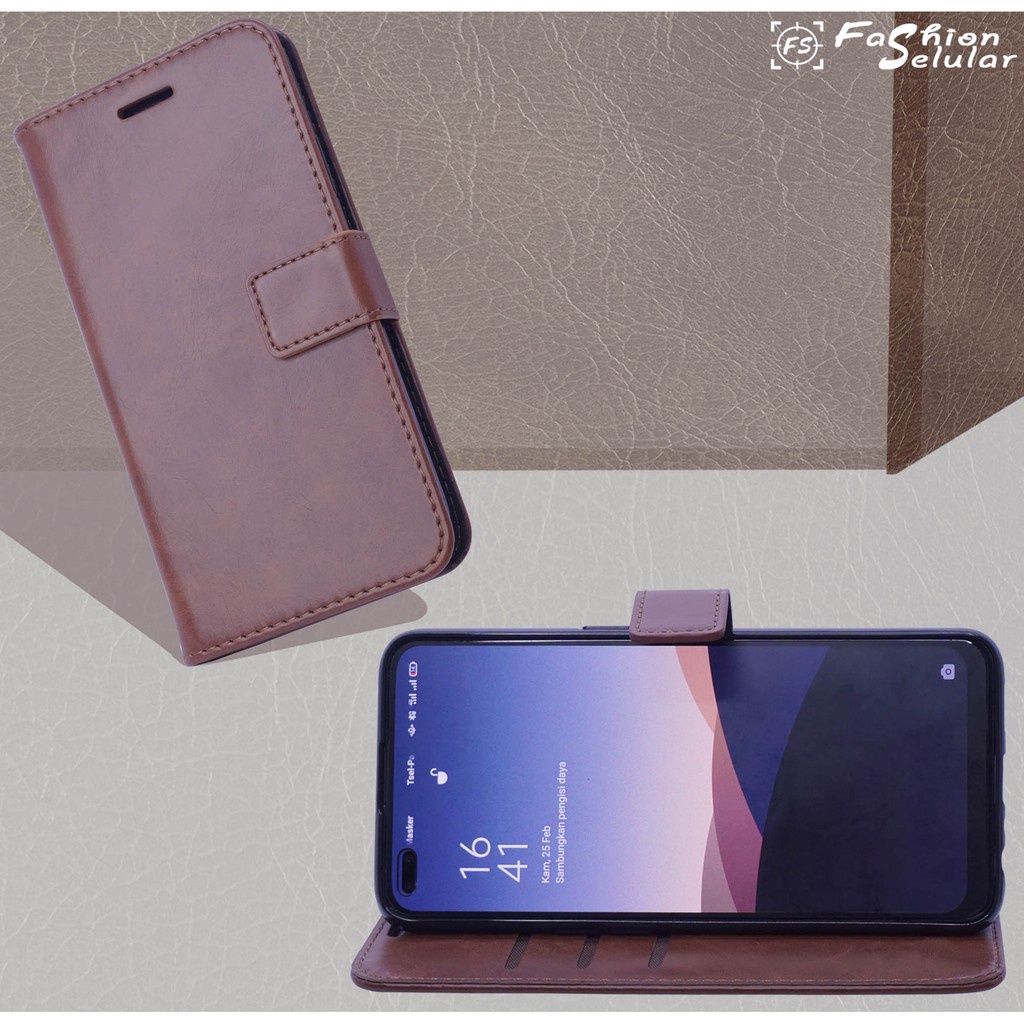 GoodCase - Flip Case Kulit Infinix Note 10 Pro | 11S NFC | Hot 10 Play | Hot 11 | Smart 6 Fs Bluemoon